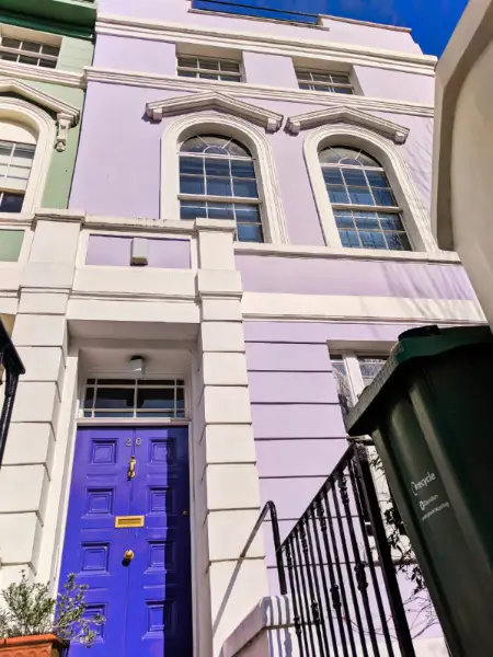 Colorful Houses in Notting Hill London 3