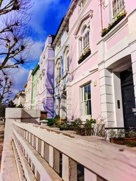 Colorful Houses in Primrose Hill London 1
