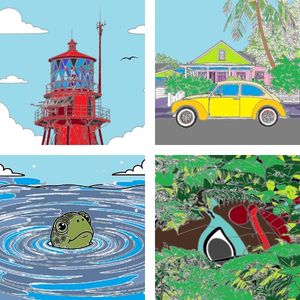 Coloring Books Cover Square