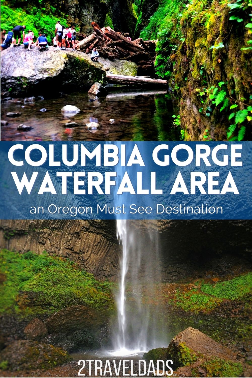 Details of how to explore the Columbia Gorge Waterfall Area on a road trip from Portland. Visiting waterfalls, Hood River and more is an ideal weekend plan and one of the best things to do in Oregon.