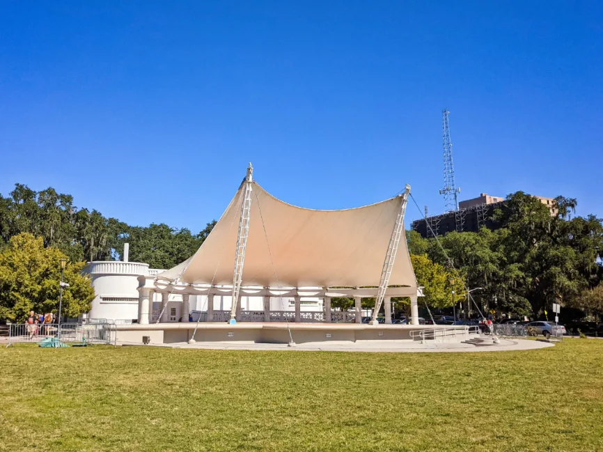 Concert Bandshell at Forsyth Park Savannah Georgia 1