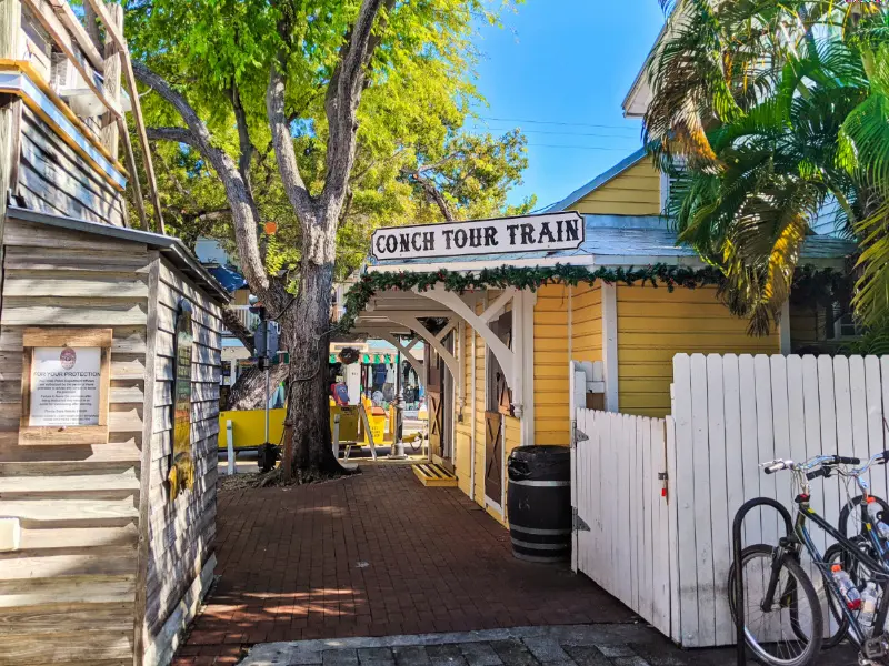 Conch Train Tour Depot in Old Town Key West Florida Keys 2020 1