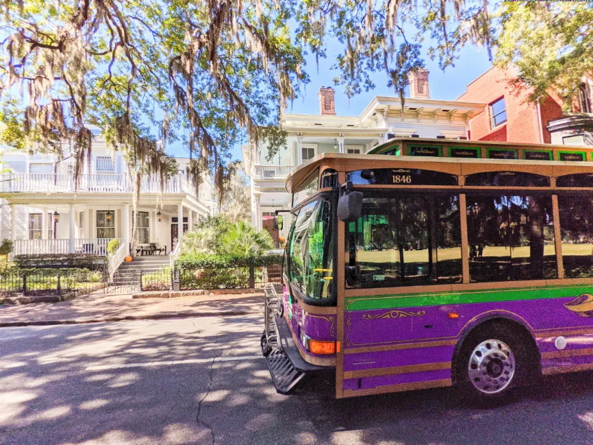 Connect the DOT Free Trolley Savannah Georgia 1