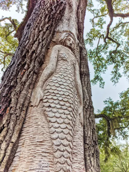 Cora the Mermaid Spirit Tree St Simons Island Golden Isles Georgia 1