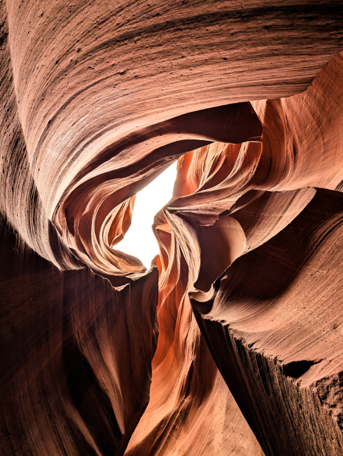 Corkscrew in Slot Canyon at Lower Antelope Canyon Page Arizona 10