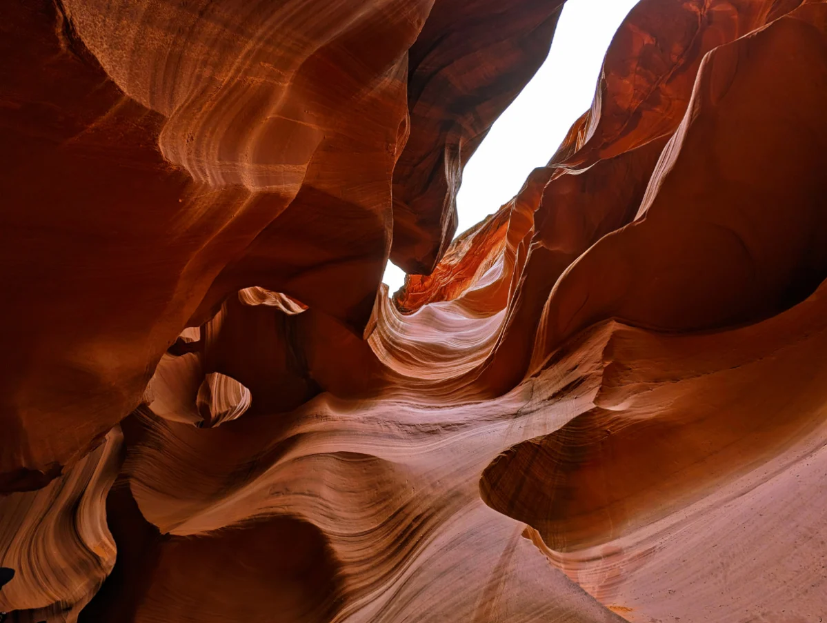 Corkscrew in Slot Canyon at Lower Antelope Canyon Page Arizona 2