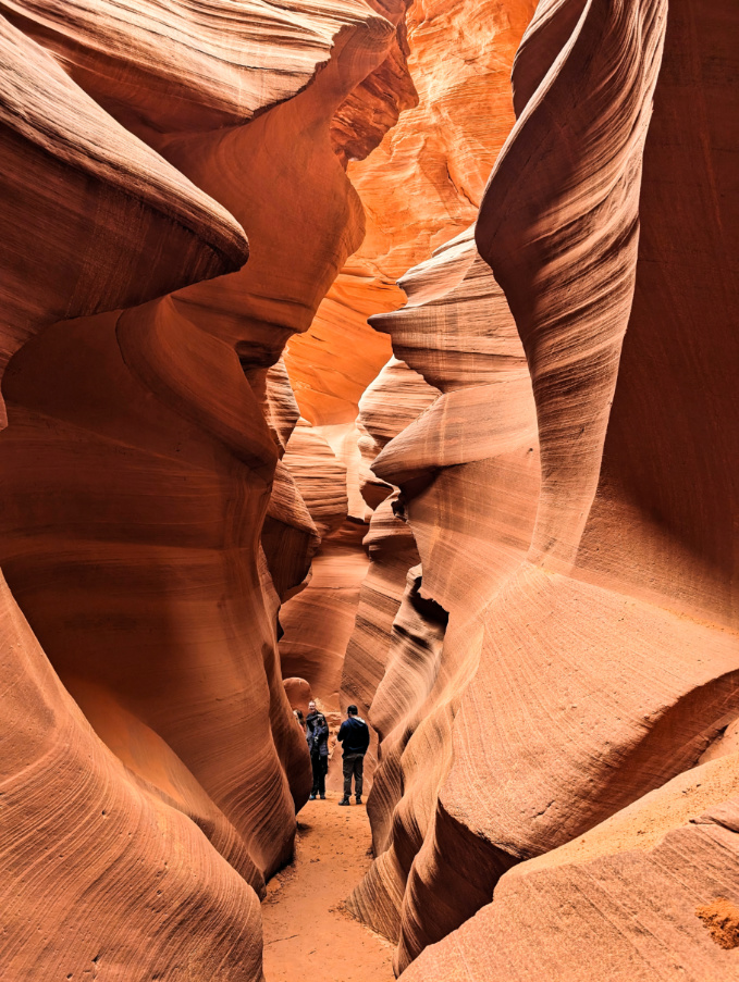 Corkscrew in Slot Canyon at Lower Antelope Canyon Page Arizona 4