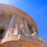 Cornice Statues on Rotunda of Capitol Building Madison Wisconsin 2