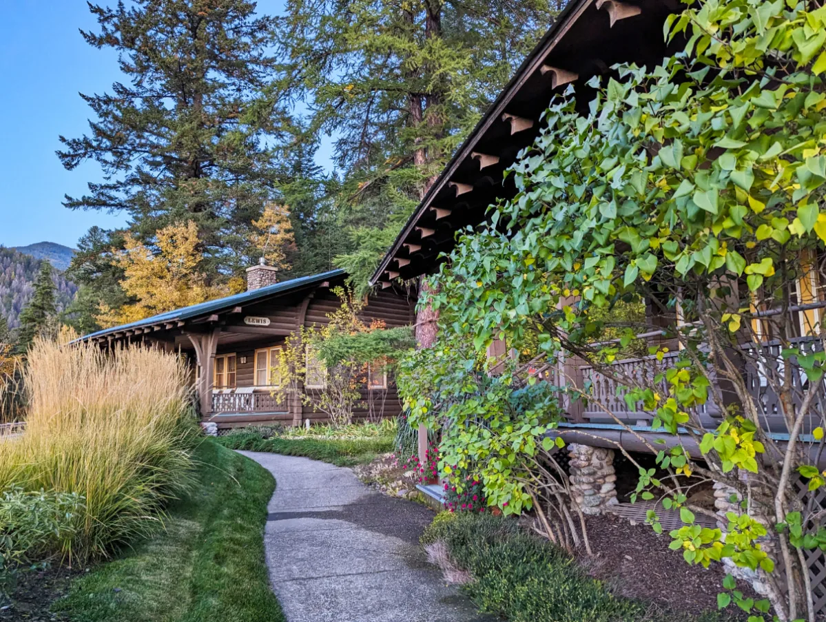 Cottages at Belton Chalet Railway Hotel West Glacier National Park Montana 1