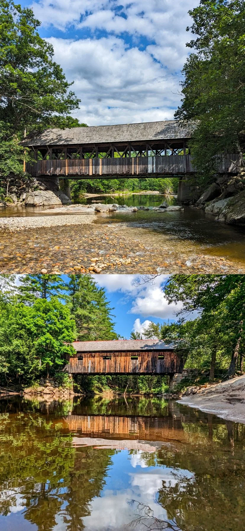 Covered Bridges in Maine Highlands on Road Trip