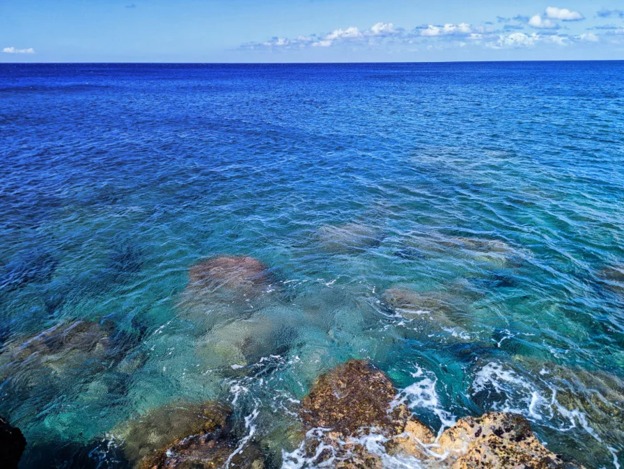 Crashing Waves at Kapaa Beach Park West Side Big Island Hawaii 3