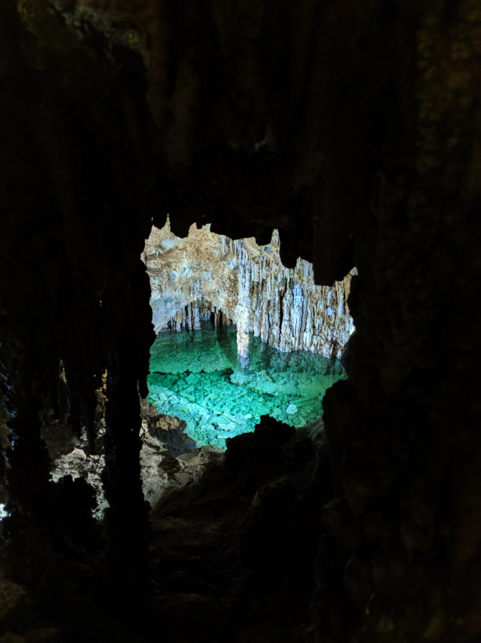 Crystal Blue pool in Lewis and Clark Caverns State Park Montana 1