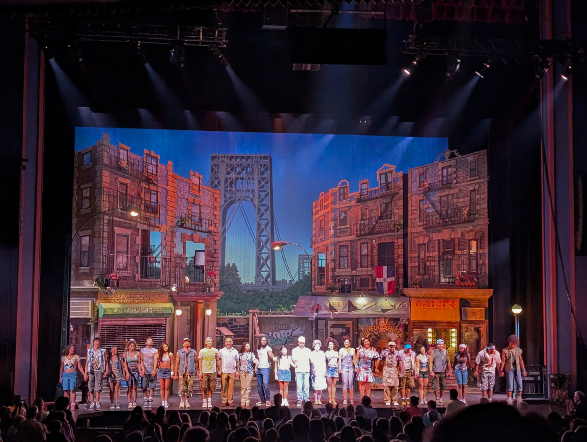Curtain Call for In the Heights Theater Under the Stars Houston Texas 1