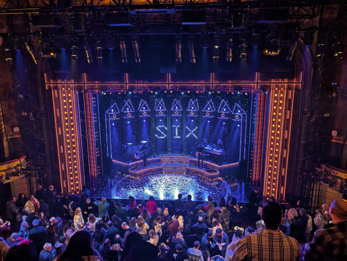 Curtain Call for SIX on Broadway at Lena Horne Theater New York City 2