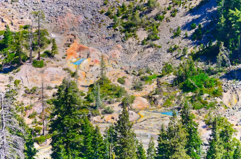 Devils Kitchen Geothermal Area Lassen Volcanic National Park California 1