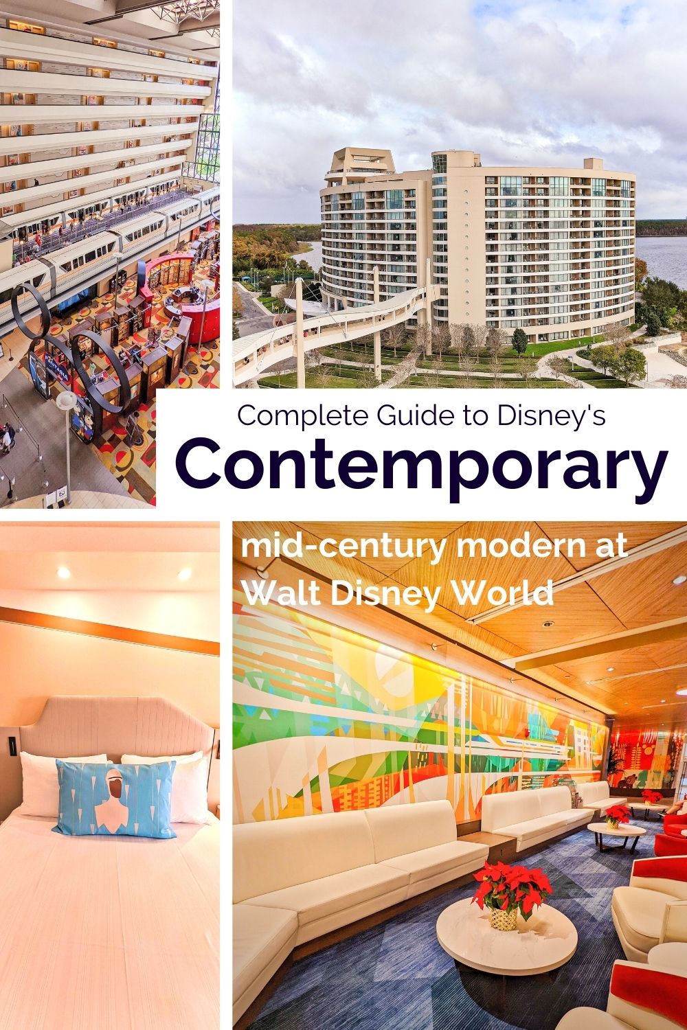 Disney's Contemporary Resort is one of the original Walt Disney World Hotels, and with its latest update, is the coolest property to stay at. See what to expect, amenities, and how to get to the Disney Parks from the Contemporary.