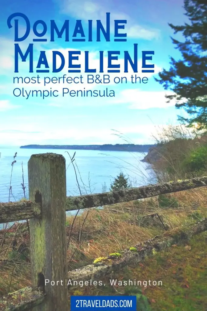 Domaine Madeliene, a Port Angeles B&B, is a quiet Olympic Peninsula bed and breakfast. Large rooms, beautiful views and calm setting make a perfect getaway.