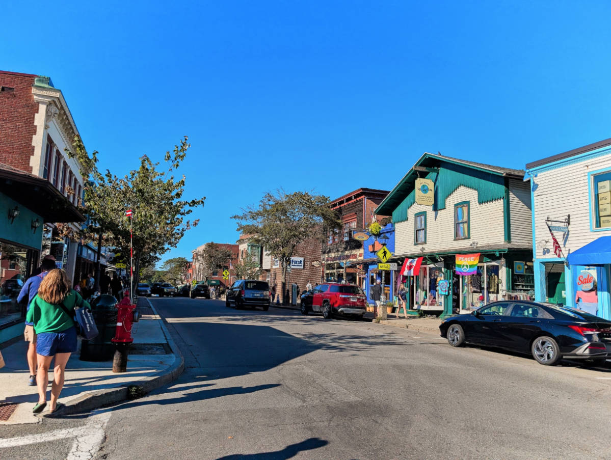Downtown Bar Harbor Maine 1