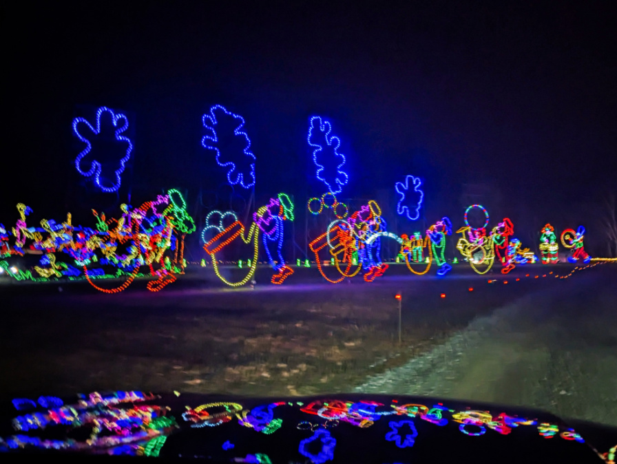 Drive Through Holiday Lights Spectacular at Christmas in Bryson City North Carolina 2
