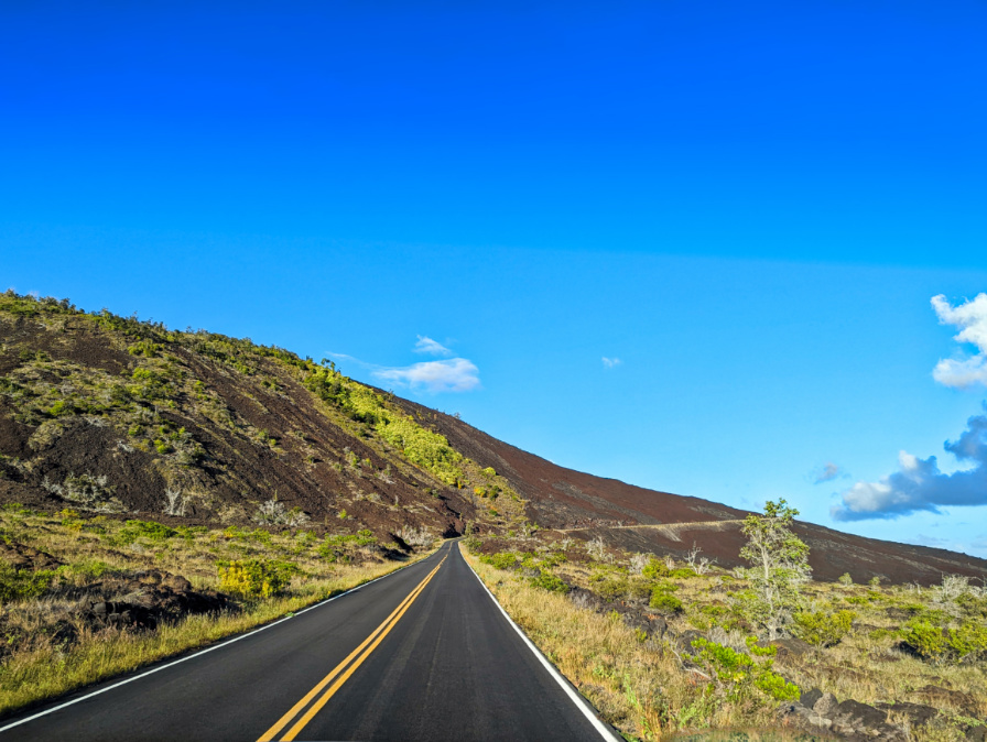 Driving Chain of Craters Scenic Drive Hawaii Volcanoes National Park Big Island Hawaii 3