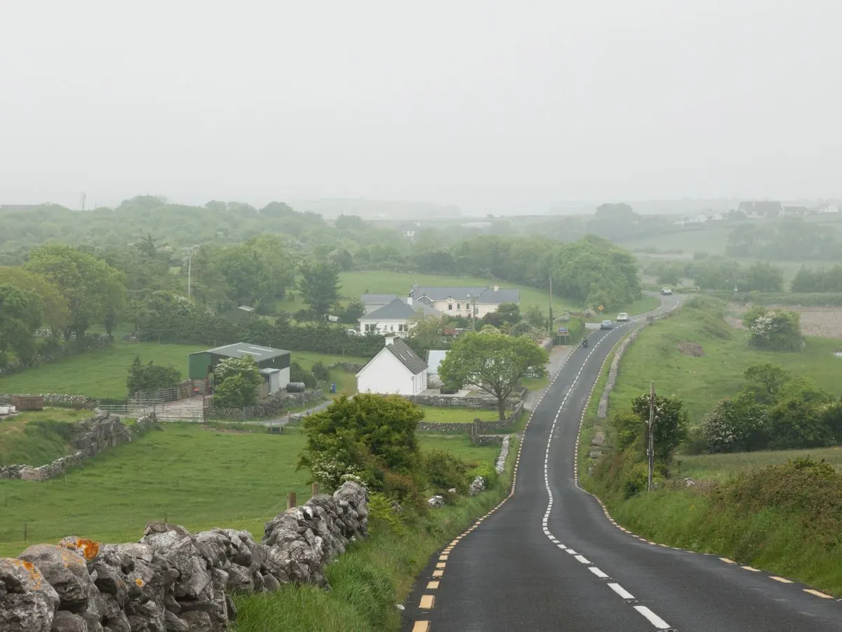 Driving on left side of road in Ireland