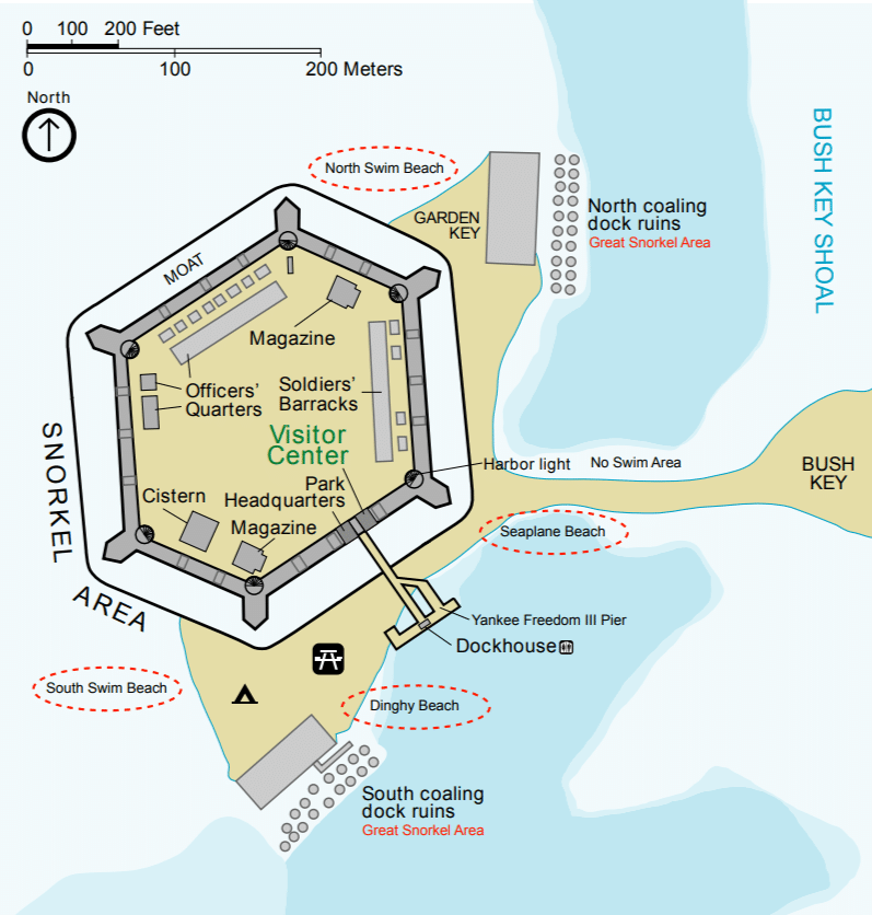 dry tortugas map