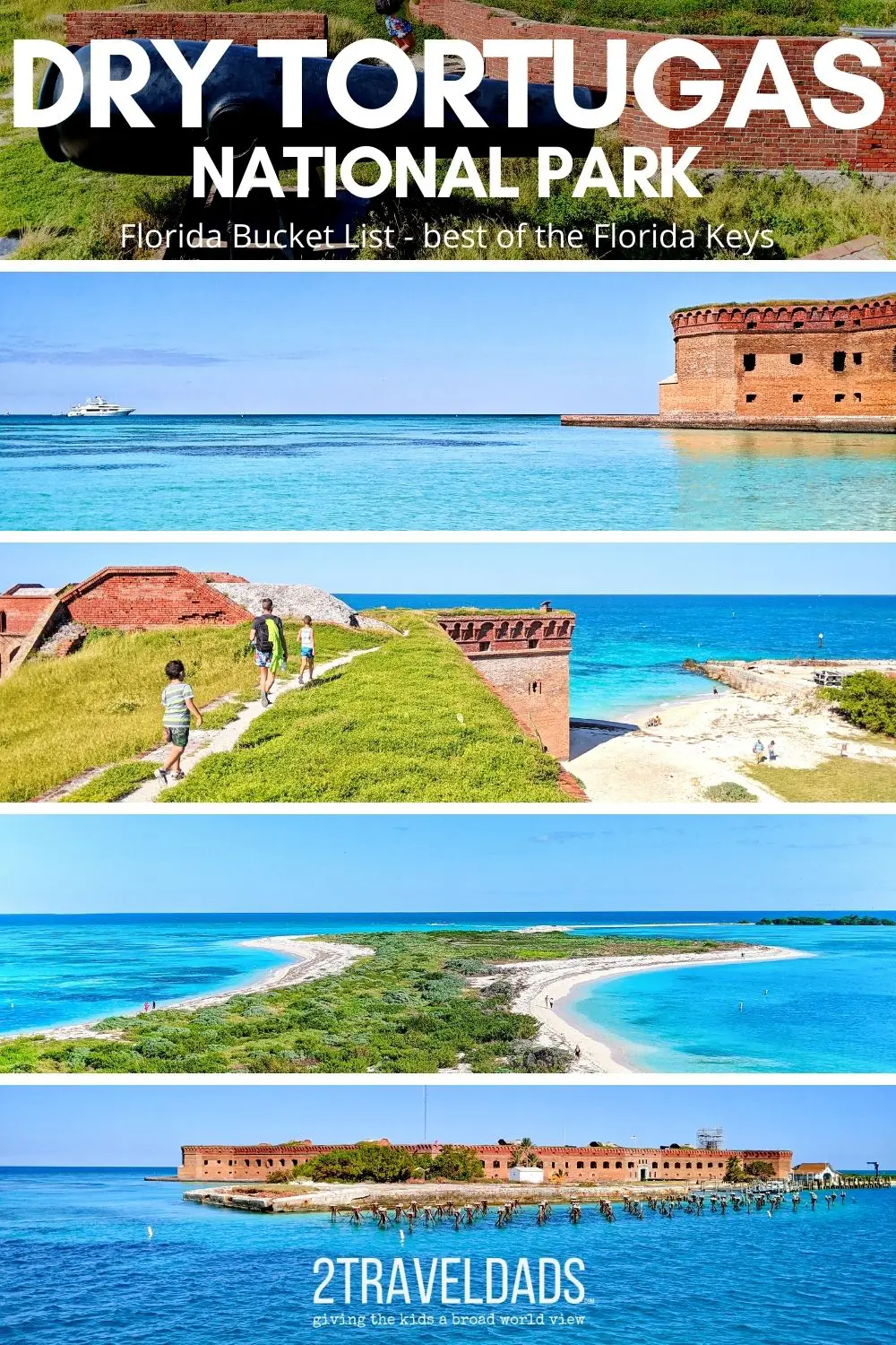 Dry Tortugas is one of the least visited National Parks in the USA. Everything you need to know for the ferry to Fort Jefferson, seaplane to Dry Tortugas, camping and visiting from Key West. Best of the Florida Keys.