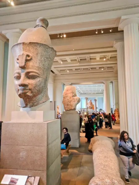 Egyptian Hall Exhibits at British Museum North London 2