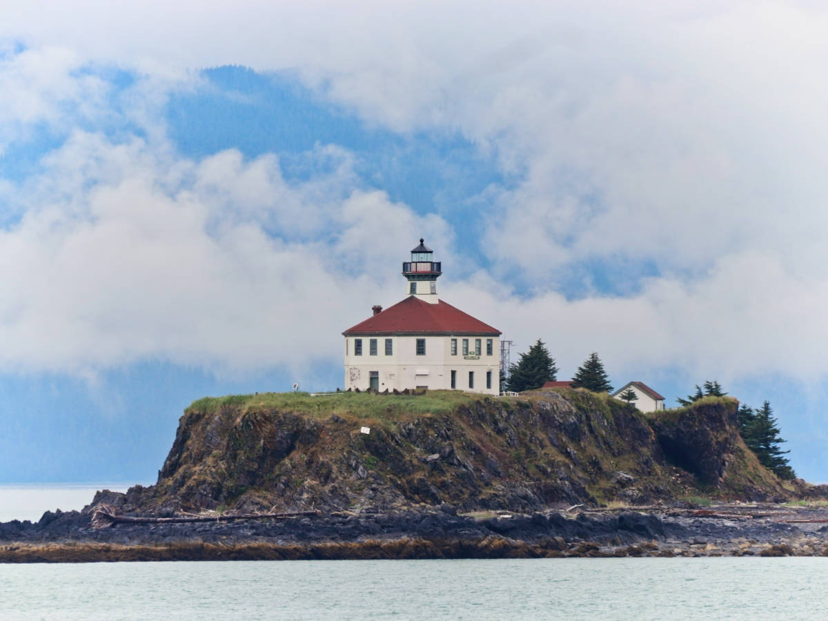Eldred Rock Lighthouse on Inside Passage Alaska 1