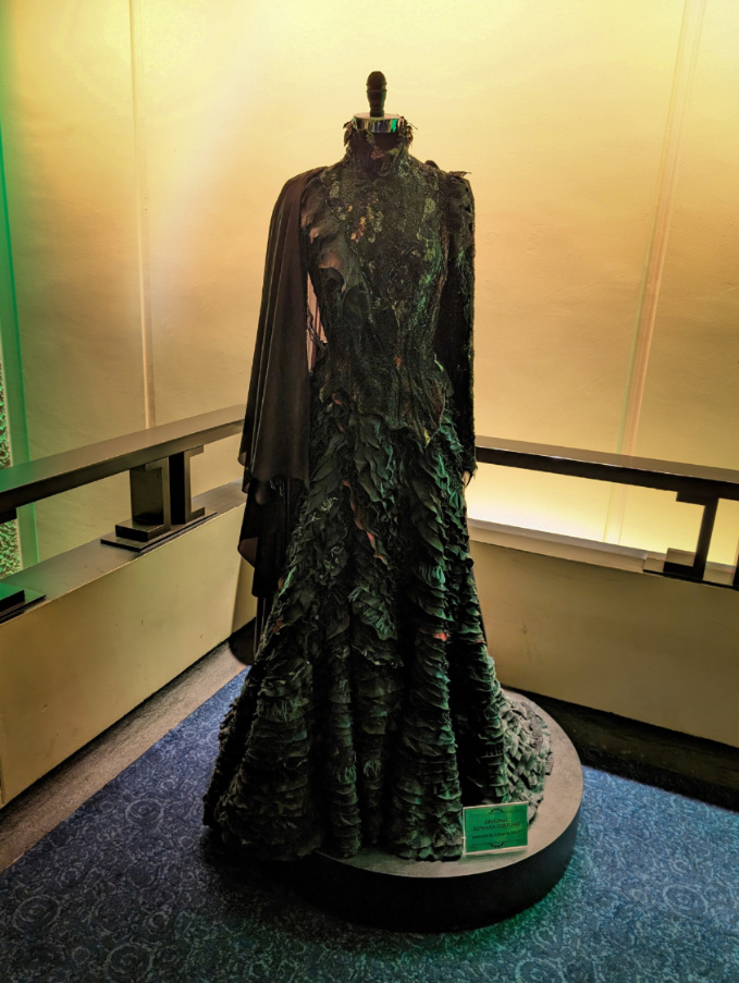 Elphaba Costume Display at Gershwin Theater Wicked on Broadway New York City 1