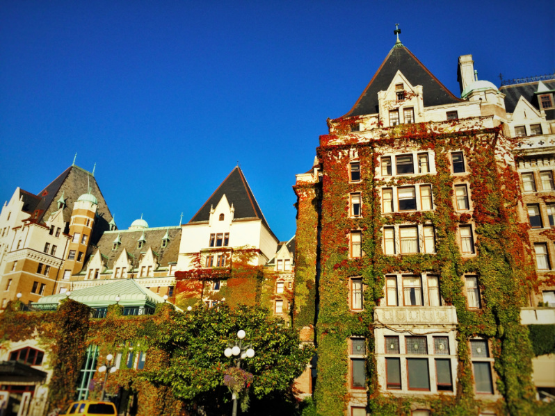 Empress Hotel Victoria BC facade 2