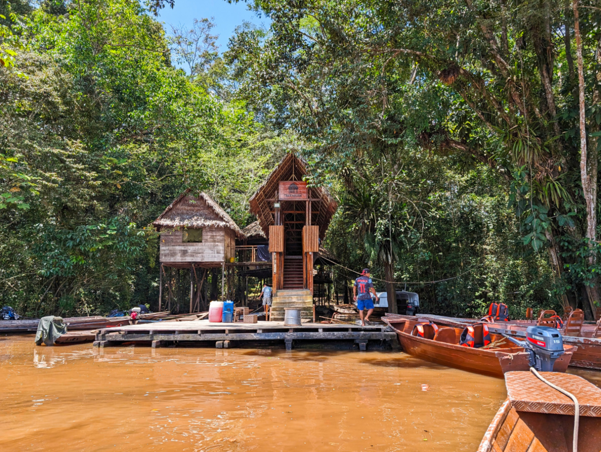 Entrance Dock at Treehouse Lodge Peruvian Amazon 1