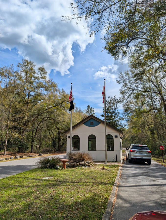 Entrance Gate to Edward Ball Wakulla Springs State Park Tallahassee Florida 1