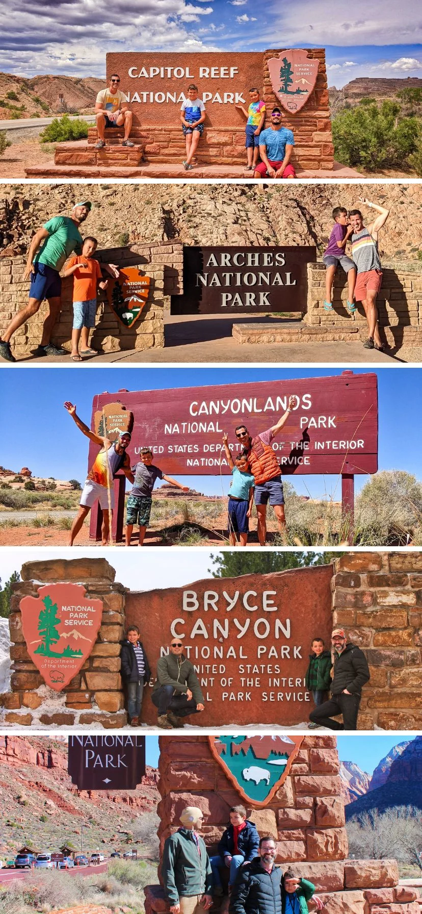 Entrance Signs Utah National Parks Road Trip