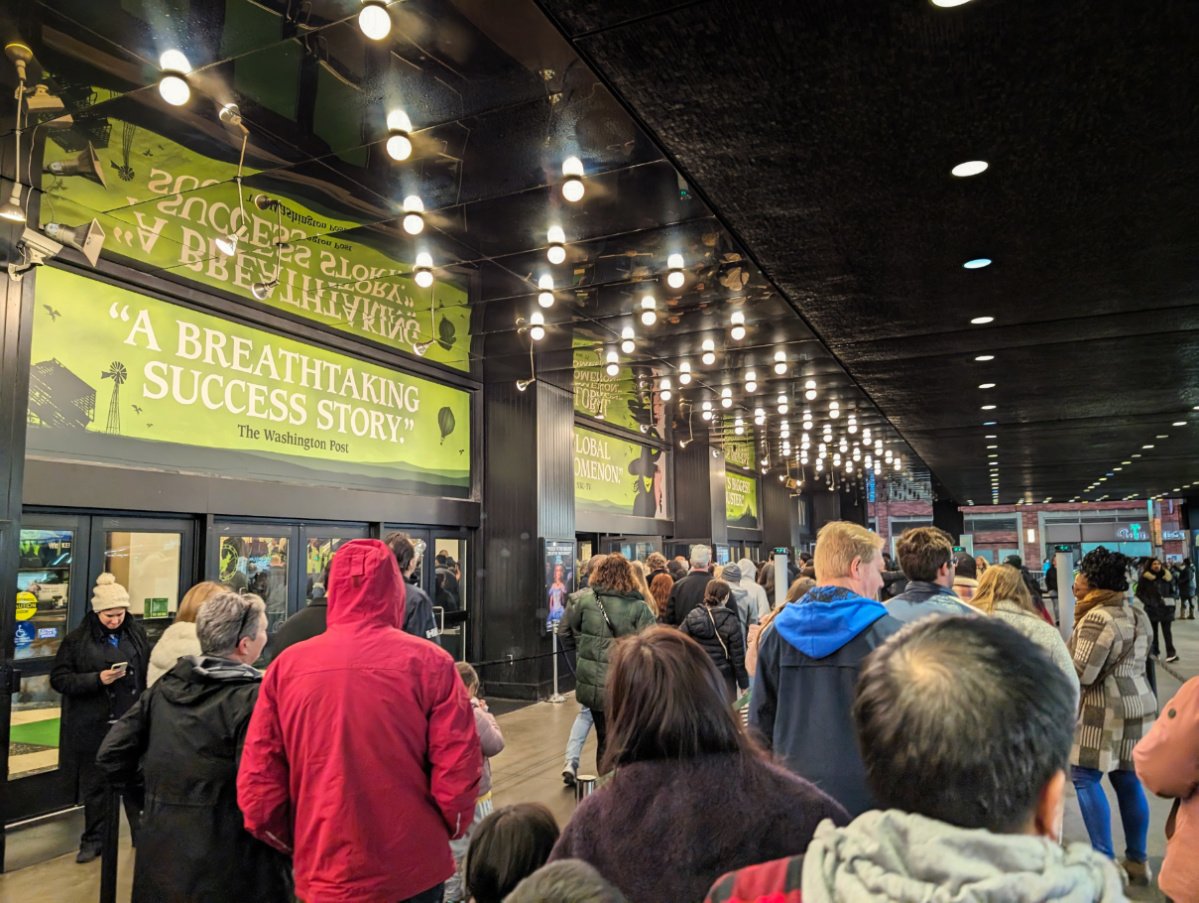 Entry Foyer at Gershwin Theater Wicked on Broadway New York City 1