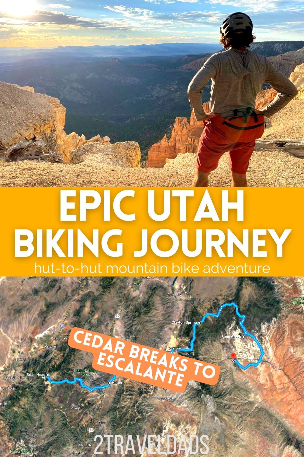 This epic Utah biking journey takes you through Color Country, from Cedar Breaks National Monument to Grand-Staircase Esacalante. Staying in eco-huts along the way, doing a 190 mile mountain bike adventure in Utah is a bucket list item for outdoors people.