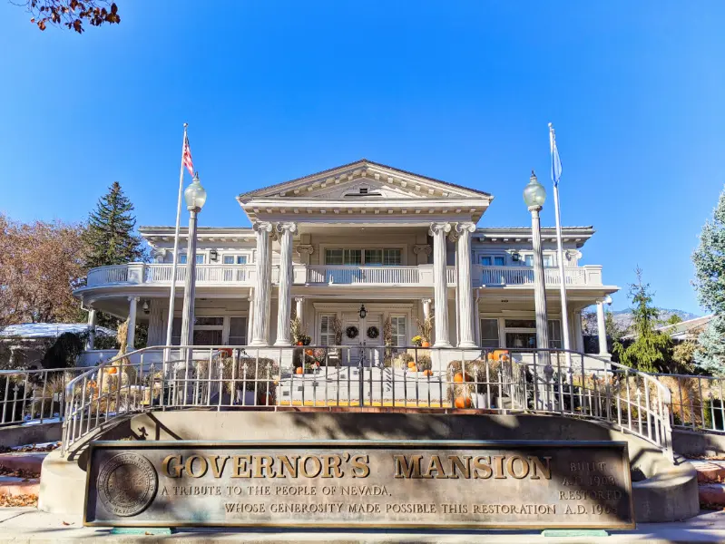 Exterior of Governors Mansion Carson City Nevada 2020 1