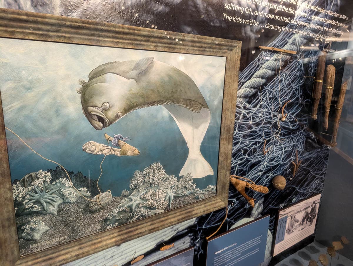Exhibits in Alutiiq Museum in Kodiak Alaska 3-2