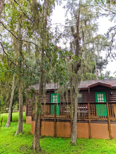 Exterior of Cabin at Fort Wilderness Resort and Campground Disney World Orlando 1