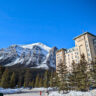 Exterior of Fairmont Chateau Lake Louise Banff Alberta 5
