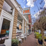 Exterior of Fire Street Food Asian Fusion Restaurant Historic District Savannah Georgia 1