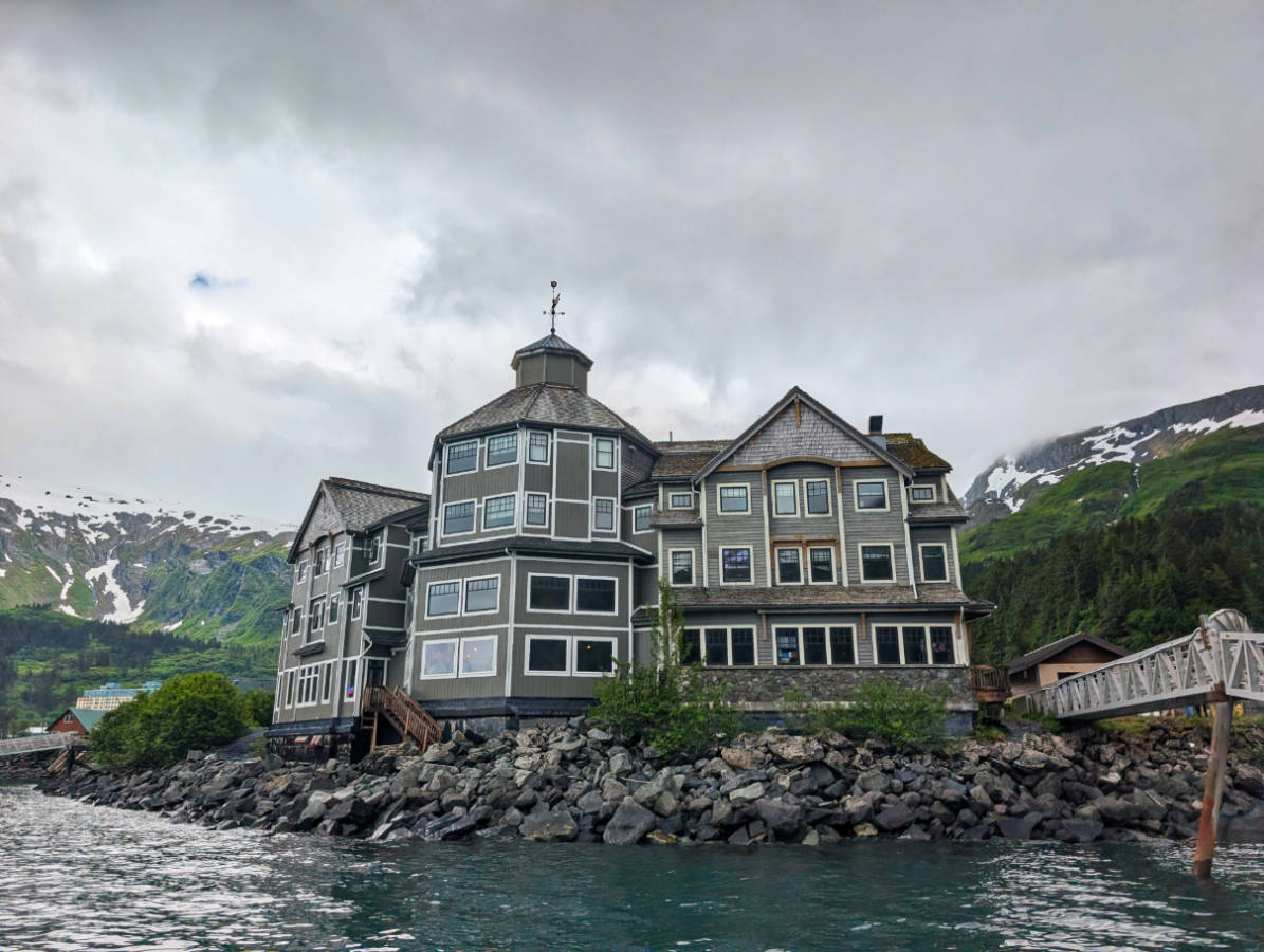Exterior of Inn at Whittier Alaska