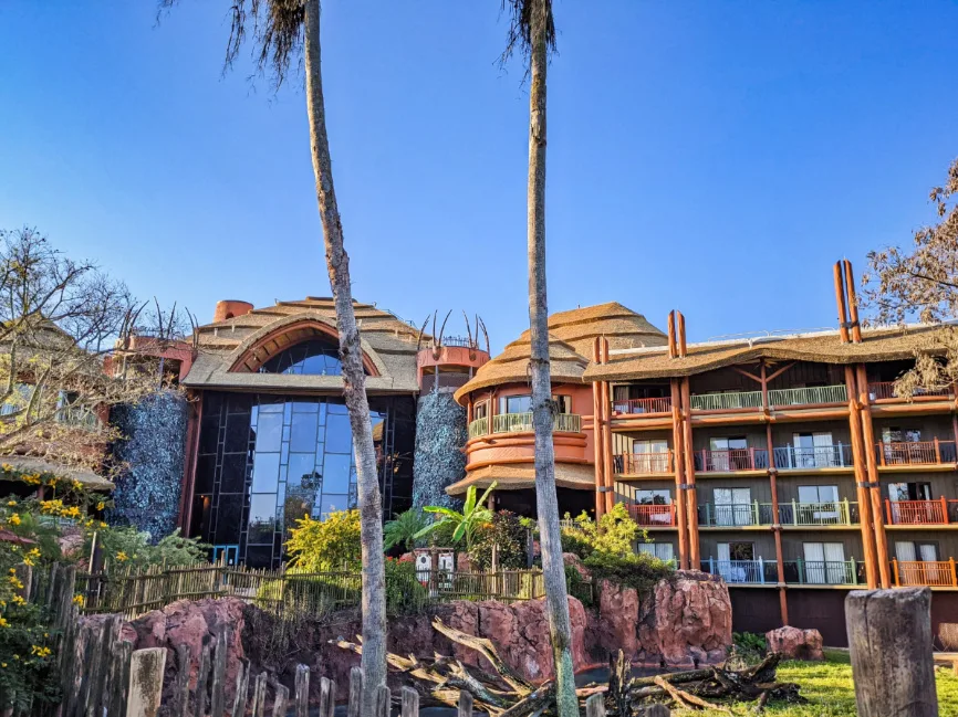 Exterior of Jambo House Lobby Animal Kingdom Lodge Walt Disney World Orlando 1