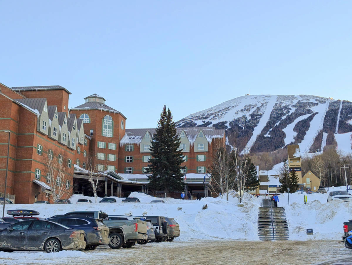 Exterior of Sugarloaf Mountain Hotel Carrabassett Valley Maine 3