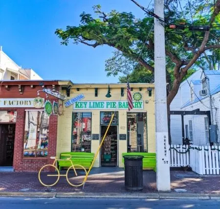 Exterior of The Original Key Lime Pie Bakery in Key West Florida Keys 2020 1