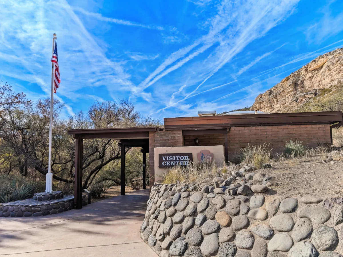 Exterior of Visitor Center at Montezuma Castle National Monument Arizona 2