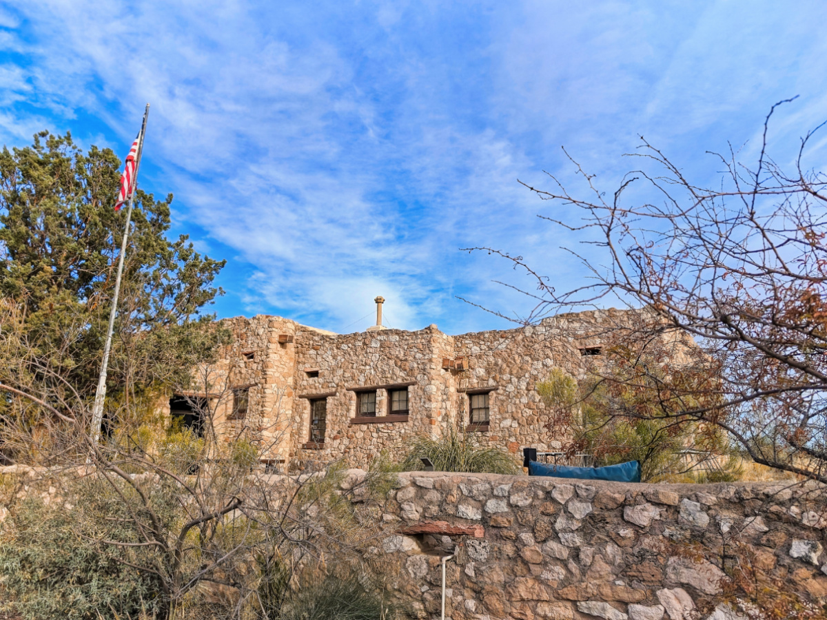 Exterior of Visitor Center at Toozigut National Monument Arizona 1