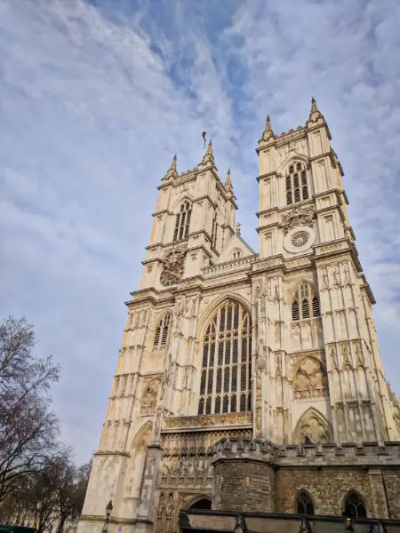 Exterior of Westminster Abbey Parliament Square London 1