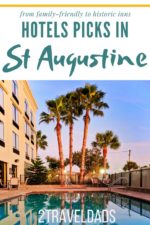 Reviews and recommendations of hotels in St Augustine, from Best Westerns to historic hotels. Also camping and vacation rental recommendations near the beach. #Florida #StAugustine #hotels