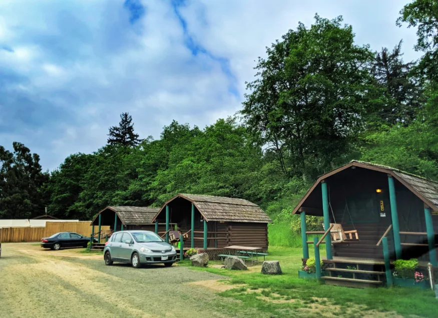 Family cabins at Astoria KOA Campground Warrenton Oregon 3